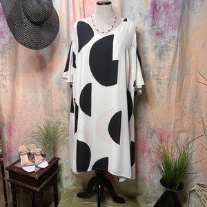 📌EST. 1946 Semi Formal Cold Shoulder Plus Size Dress -Mother of the Bride Dress